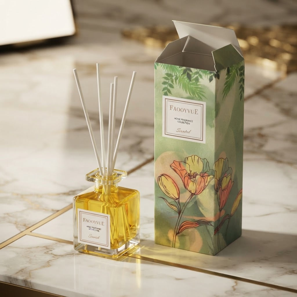 Diffuser With Fragrance Oil Glass Bottle