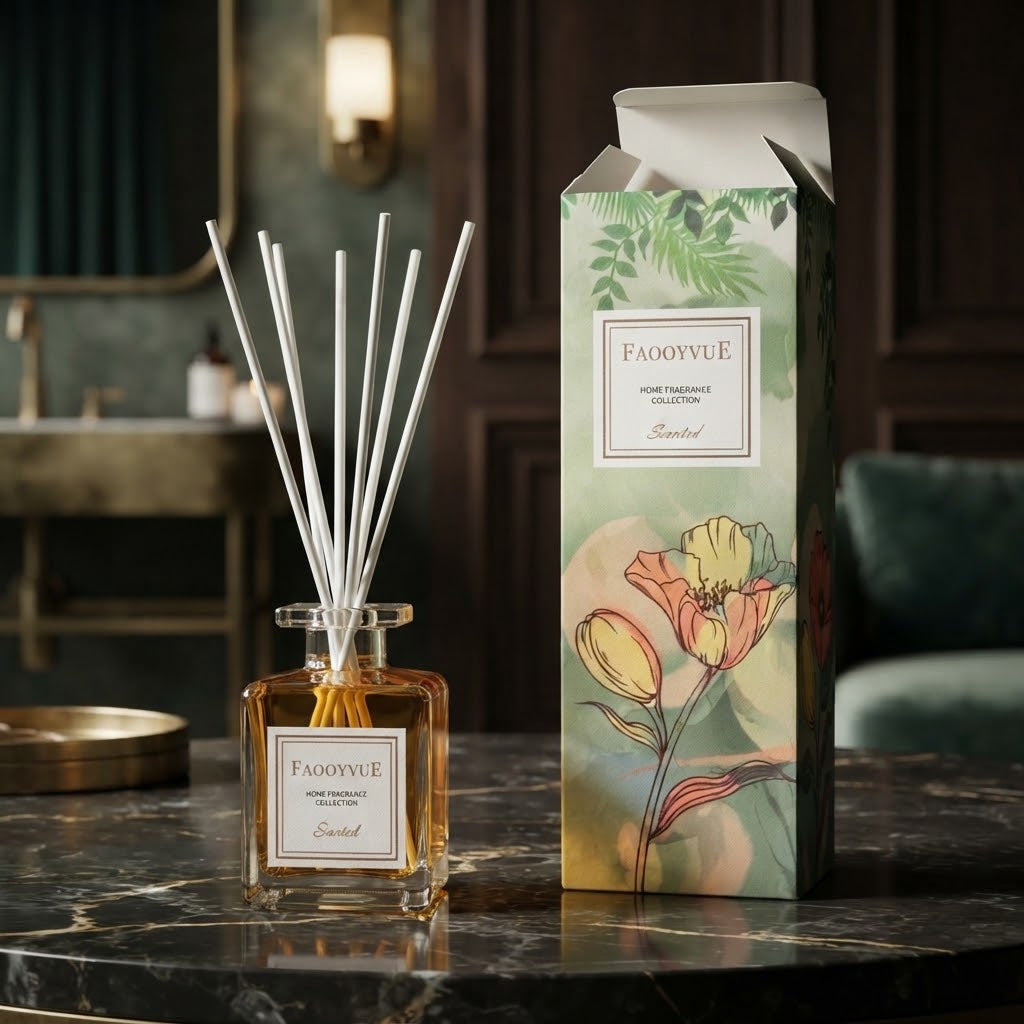 Diffuser With Fragrance Oil Glass Bottle