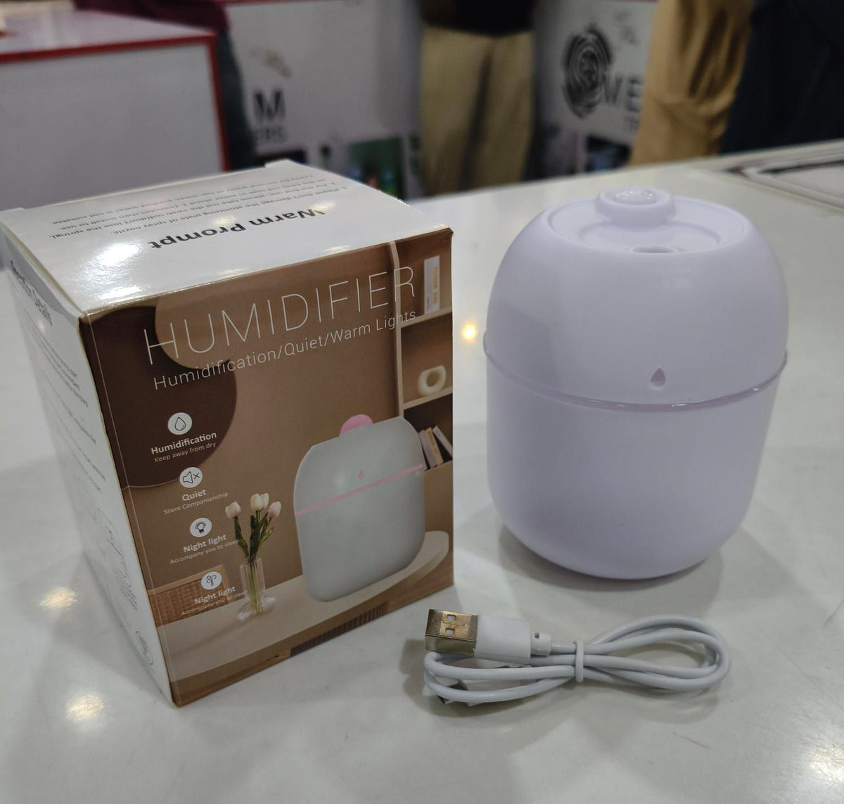 Mini Silent Humidifier - USB Aroma Diffuser