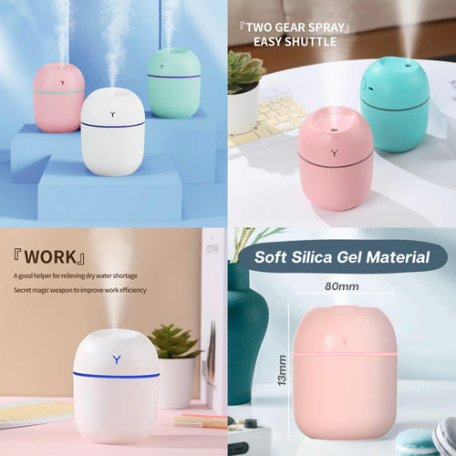Mini Silent Humidifier - USB Aroma Diffuser